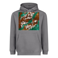 Storm brown cowhide glitter Heavyweight Hoodie - BarkalooDesign