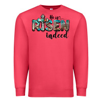 Cardinal he is risen indeed Premium Sweatshirt - BarkalooDesign
