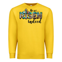 Lemon he is risen indeed Premium Sweatshirt - BarkalooDesign