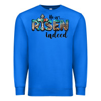 True Royal he is risen indeed Premium Sweatshirt - BarkalooDesign