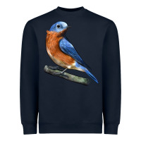Navy Eastern Bluebird Heavyweight Sweatshirt - LillyAllenDesigns