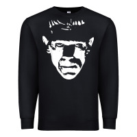 Black classic monster horror movie poster vintage halloween Premium Sweatshirt - longCreatives