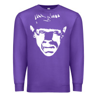 Purple classic monster horror movie poster vintage halloween Premium Sweatshirt - longCreatives
