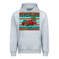 Heather Grey truck gemstone leopard Urban Hoodie - AdoDesignShop