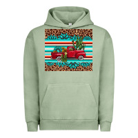 Pigment Oil Green truck gemstone leopard Urban Hoodie - AdoDesignShop