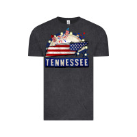 Vintage Black tennessee 4th of july Vintage Tee - CowGirlArtShop