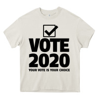 Cream USA 2020 President Trump Biden election Heavy Core Tee - Bettercallsaul