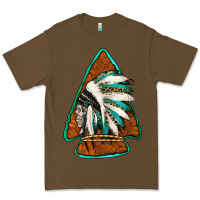 Cacao indian headdress arrowhead Premium Tee - Jasminsmagicworld