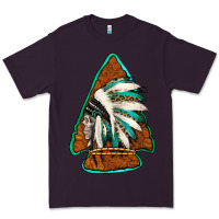 Plum indian headdress arrowhead Premium Tee - Jasminsmagicworld
