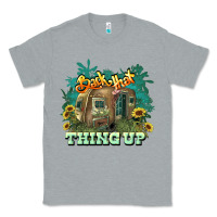 Heather Grey Back that thing up Classic Tee - HowdyJamesFarm