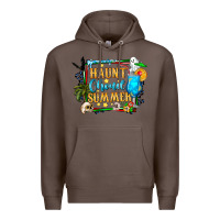 Coffee name spooky summer vibes Premium Hoodie - CowhideDigitalArt