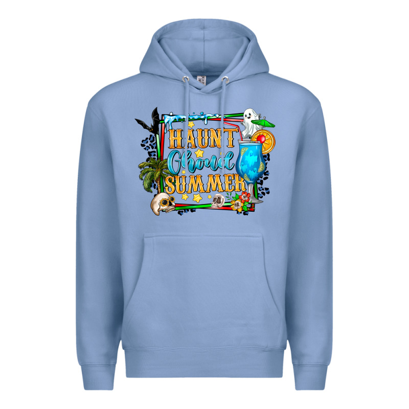 Name Spooky Summer Vibes Premium Hoodie by CowhideDigitalArt | Teevron