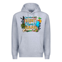 Heather Grey name spooky summer vibes Premium Hoodie - CowhideDigitalArt