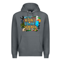Rock name spooky summer vibes Premium Hoodie - CowhideDigitalArt