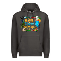 Smoke name spooky summer vibes Premium Hoodie - CowhideDigitalArt