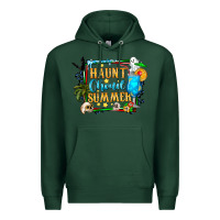 Sports Green name spooky summer vibes Premium Hoodie - CowhideDigitalArt