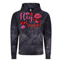 Cloud Black hey sugar with lips and candies olivia Vintage Hoodie - OliviaCreatesArt
