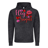 Vintage Black hey sugar with lips and candies olivia Vintage Hoodie - OliviaCreatesArt