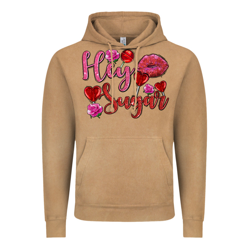 Hey Sugar With Lips And Candies Olivia Vintage Hoodie by OliviaCreatesArt | Teevron