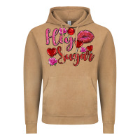 Vintage Camel hey sugar with lips and candies olivia Vintage Hoodie - OliviaCreatesArt