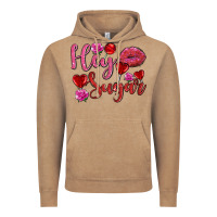 Vintage Coffee hey sugar with lips and candies olivia Vintage Hoodie - OliviaCreatesArt