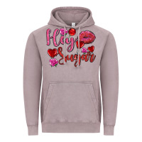 Vintage Zinc hey sugar with lips and candies olivia Vintage Hoodie - OliviaCreatesArt