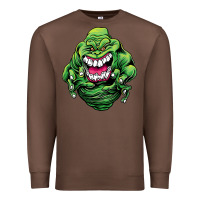 Chestnut halloween green slimer ghost Premium Sweatshirt - longCreatives