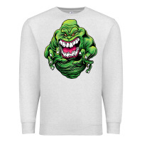 Halloween Green Slimer Ghost Premium Sweatshirt | Teevron