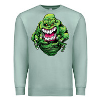 Seafoam halloween green slimer ghost Premium Sweatshirt - longCreatives