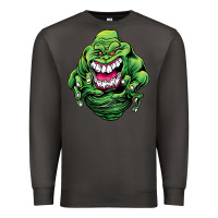 Smoke halloween green slimer ghost Premium Sweatshirt - longCreatives