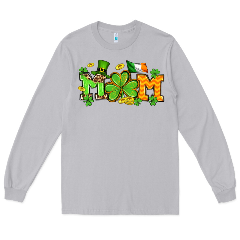 St. Patrick's Day Mom Long Sleeve Tee by OliviaCreatesArt | Teevron