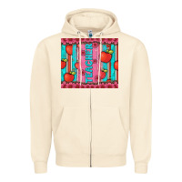 Sandshell teacher with  flower glitter and serape leopard Zipper Hoodie - Artiststas