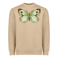 Mushroom Cabbage Butterfly Heavyweight Sweatshirt - LillyAllenDesigns
