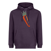 Plum big carrot costume cute easy vegetable halloween gift Heavyweight Hoodie - longCreatives