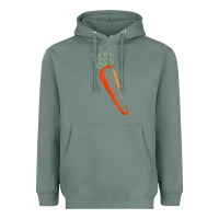 Sage big carrot costume cute easy vegetable halloween gift Heavyweight Hoodie - longCreatives