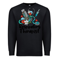 Black respiratory therapist Premium Sweatshirt - BarkalooDesign