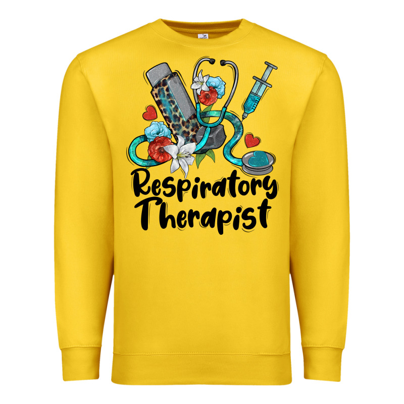 Respiratory Therapist Premium Sweatshirt by BarkalooDesign | Teevron