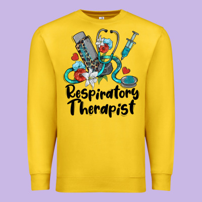 Respiratory Therapist Premium Sweatshirt Designed By Barkaloodesign
