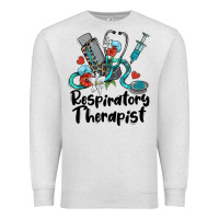Oatmeal Heather respiratory therapist Premium Sweatshirt - BarkalooDesign