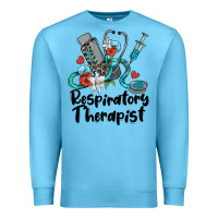 Ocean Blue respiratory therapist Premium Sweatshirt - BarkalooDesign