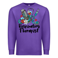 Purple respiratory therapist Premium Sweatshirt - BarkalooDesign