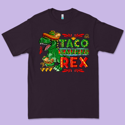 Tacosaurus Rex Premium Tee Designed By Texasbilliewilder