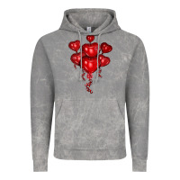 Cloud Rock heart balloons olivia Vintage Hoodie - OliviaCreatesArt