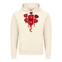 Vintage Artic heart balloons olivia Vintage Hoodie - OliviaCreatesArt