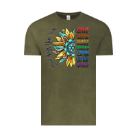 Vintage Olive god says you are unique Vintage Tee - CowGirlArtShop