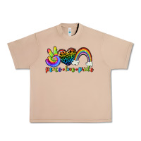 Burro Peace love pride Urban Heavy Tee - CowGirlArtShop