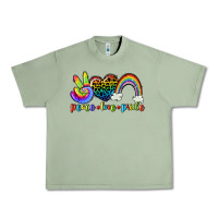 Oil Green Peace love pride Urban Heavy Tee - CowGirlArtShop