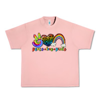 Salmon Peace love pride Urban Heavy Tee - CowGirlArtShop