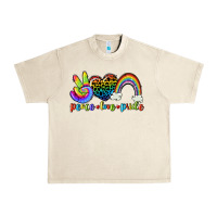Sandshell Peace love pride Urban Heavy Tee - CowGirlArtShop