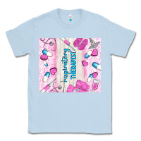 Dusty Blue respiratory therapist Classic Tee - TumblerDesignByShophia